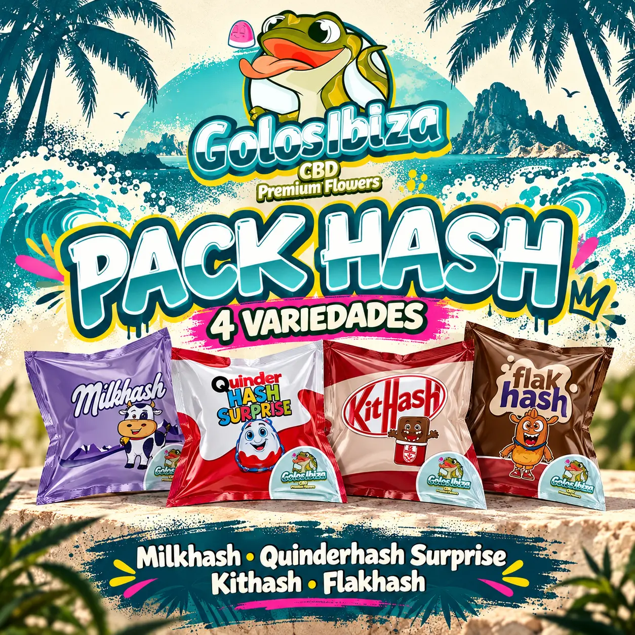 Pack Hash Golos Ibiza